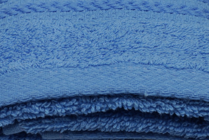Mijölnir Toalla de Baño 100% Algodón 500 gr/m² 30x50 cm Azul "Rainbow - Blue"
